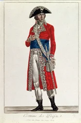 Kostüm eines Präfekten während der Konsulatszeit (1799-1804) der Ersten Republik, um 1800